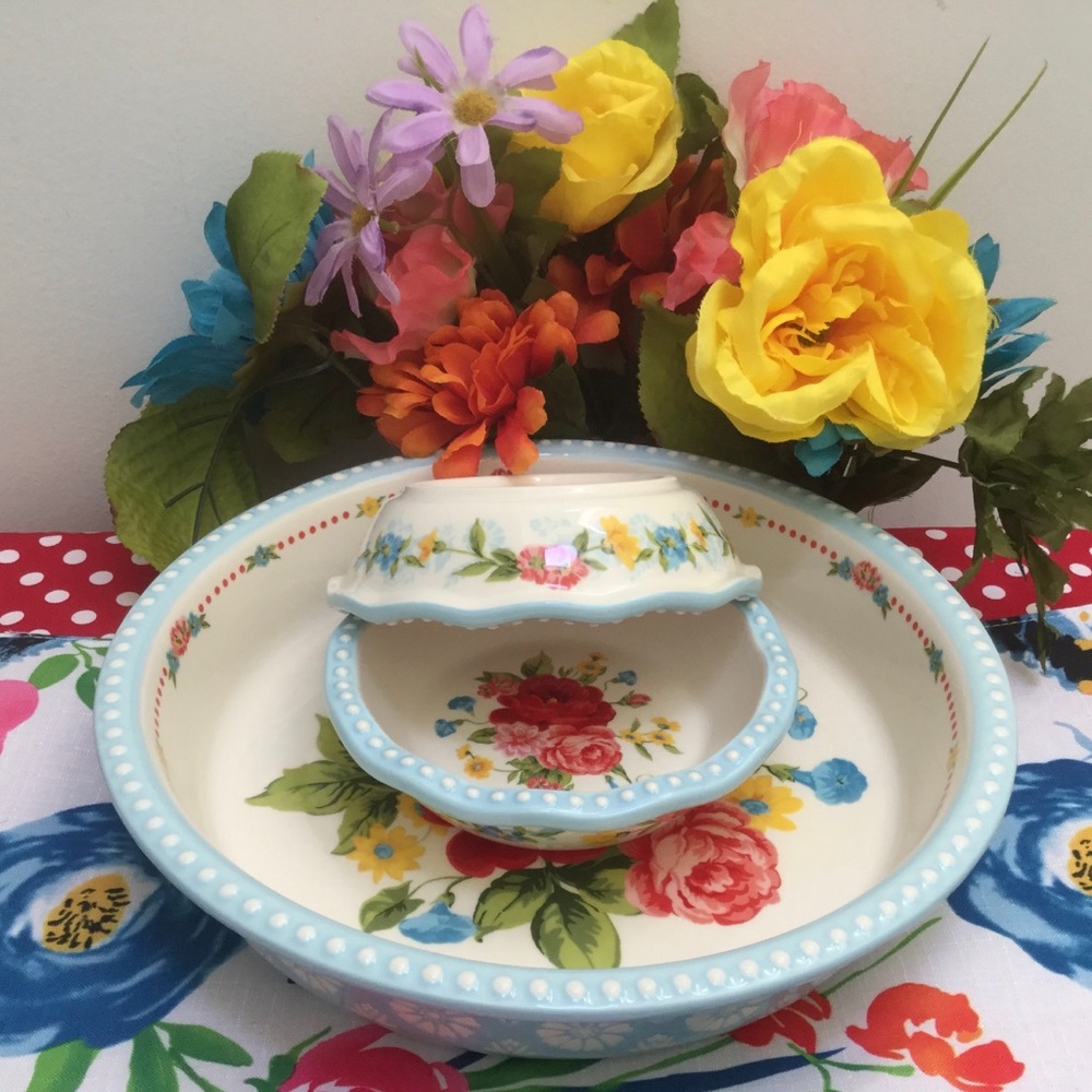 Pioneer Woman 3pcs Pie Dishes - Picture 2 of 3